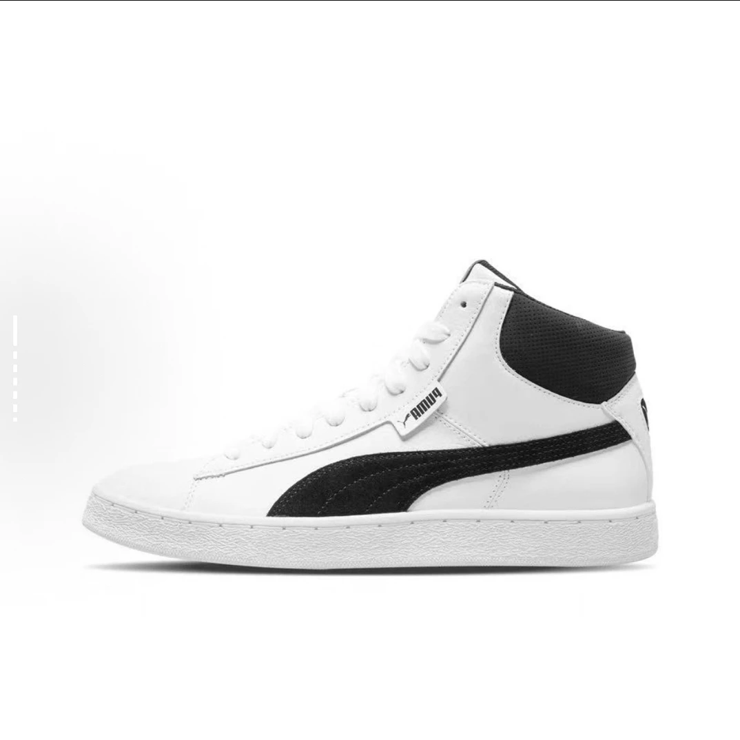 PUMA 白黑 高帮板鞋 原盒 359169 02