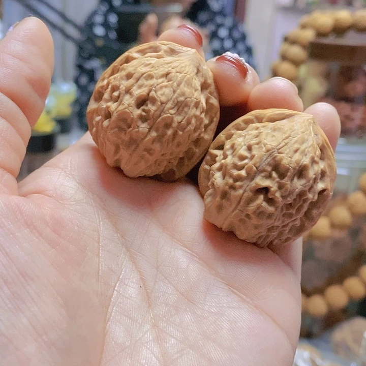【闪购商品】文玩核桃把件34金牛