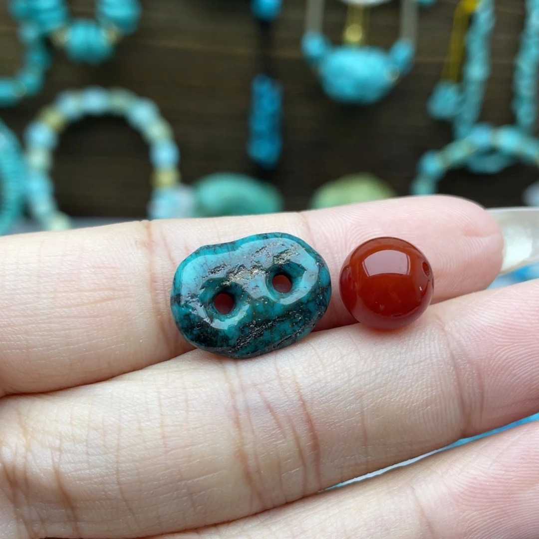 南红玛瑙未镶嵌猪鼻子