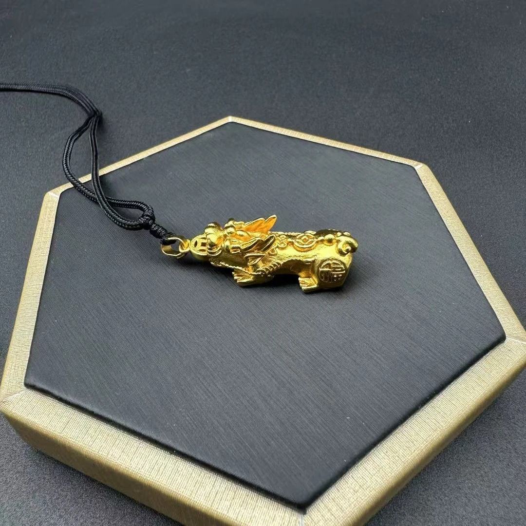 JFL50075招财纳福貔貅实心吊坠