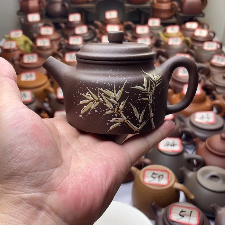 茶壶紫砂宜兴紫砂半手工