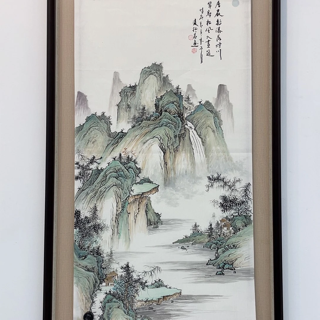 国画凌行志老师手绘国画精品