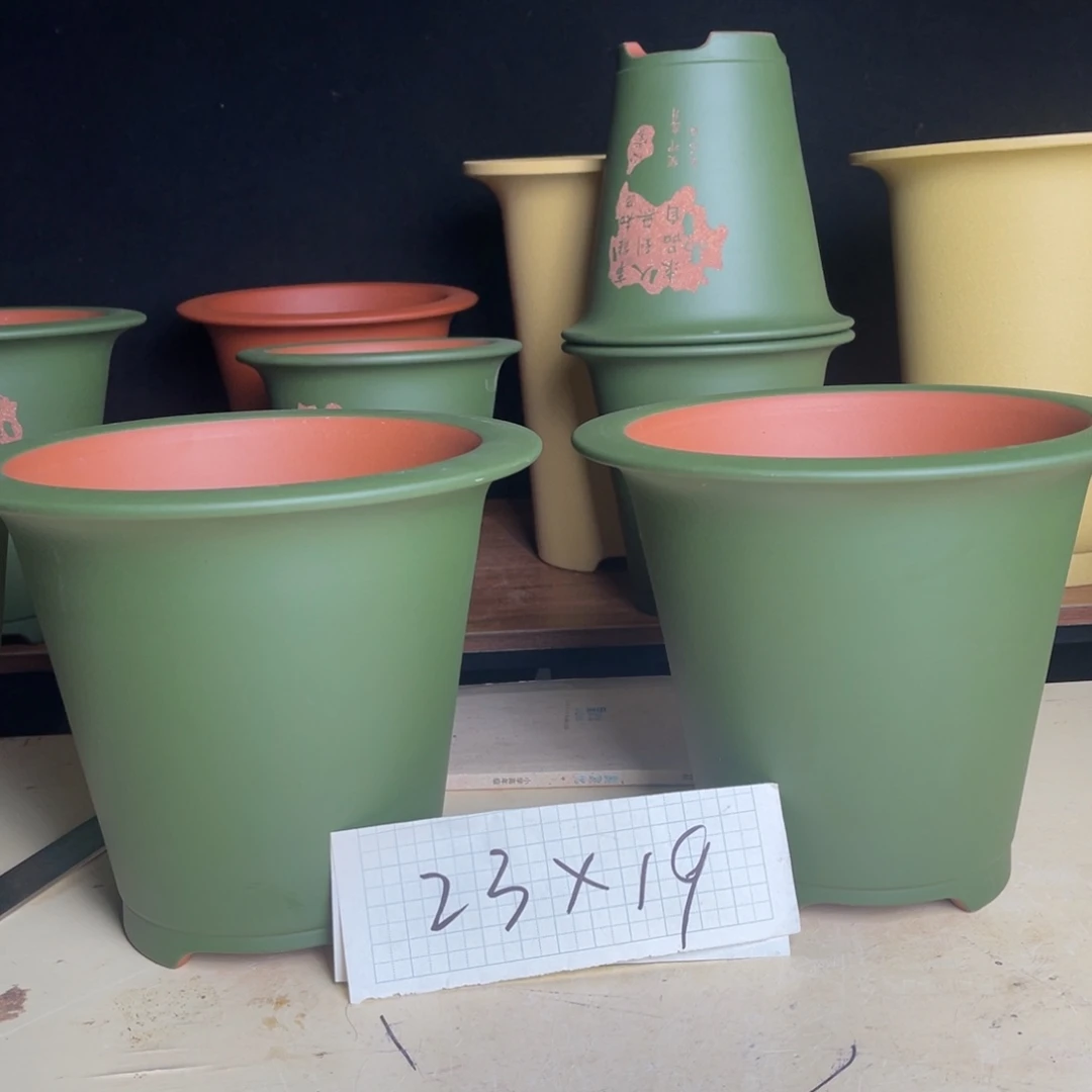 宜兴原矿紫砂花盆