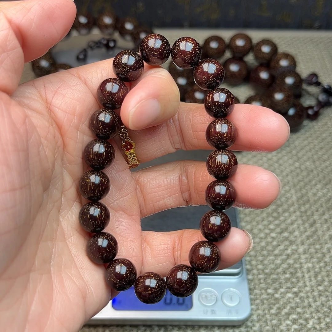 檀香紫檀（小叶紫檀）1.0 19颗 爆星