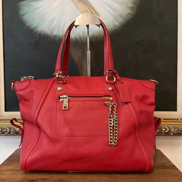 95新 COACH/蔻驰 coach蔻驰单肩包/003705/尺寸35*27