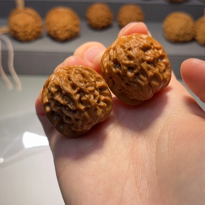 文玩核桃把件野麻683