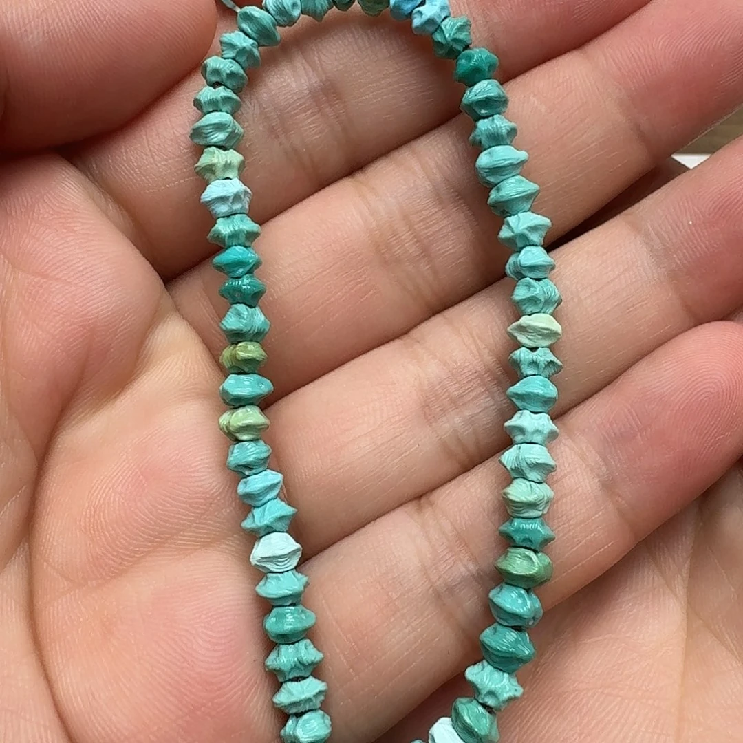 绿松石未镶嵌横打百香手串