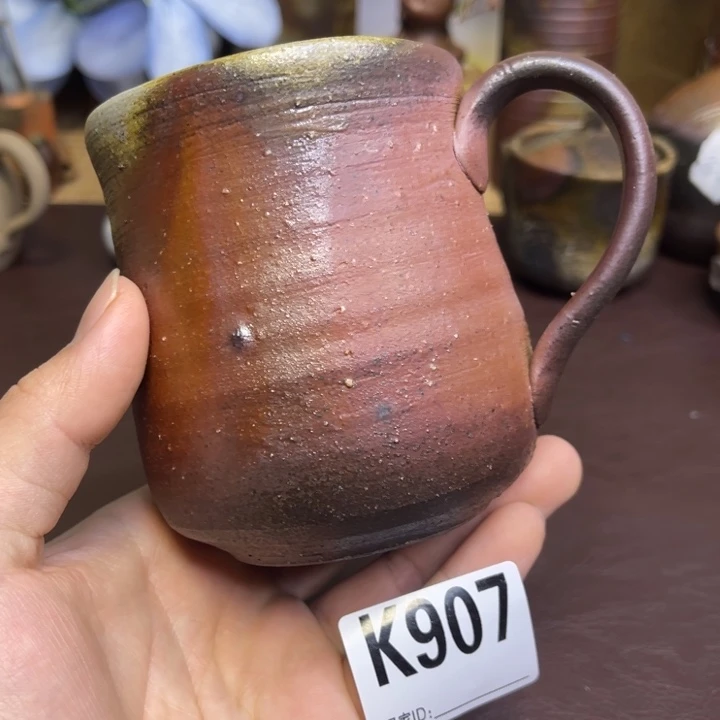 柴冈守马克杯备前烧作品容量400