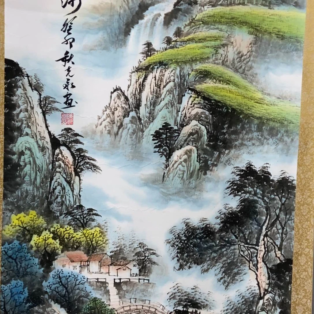 国画w老师手笔手绘作品
