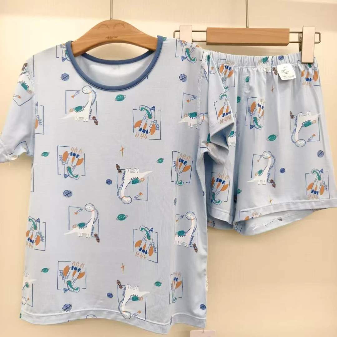 莫代尔儿童五分裤短袖套7653