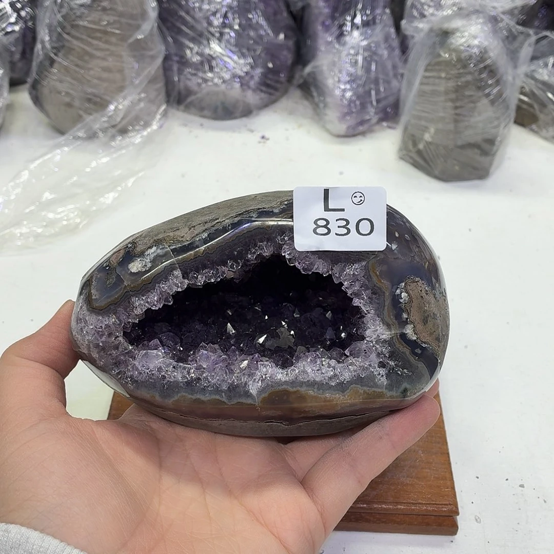 水晶摆件未镶嵌天然紫水晶