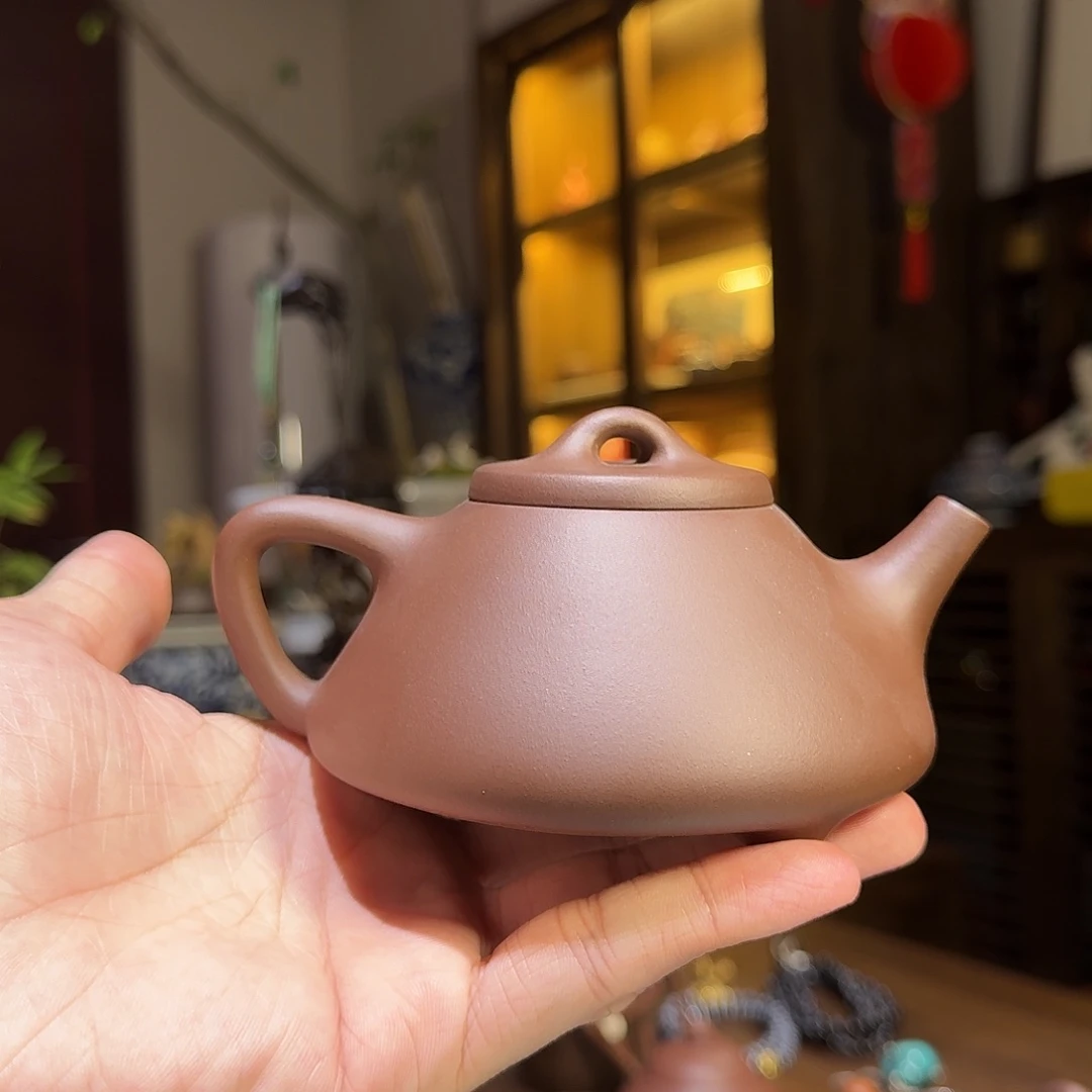 半手工制作石瓢紫砂壶