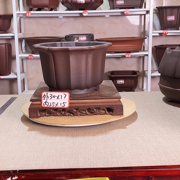 紫砂花盆紫砂花盆