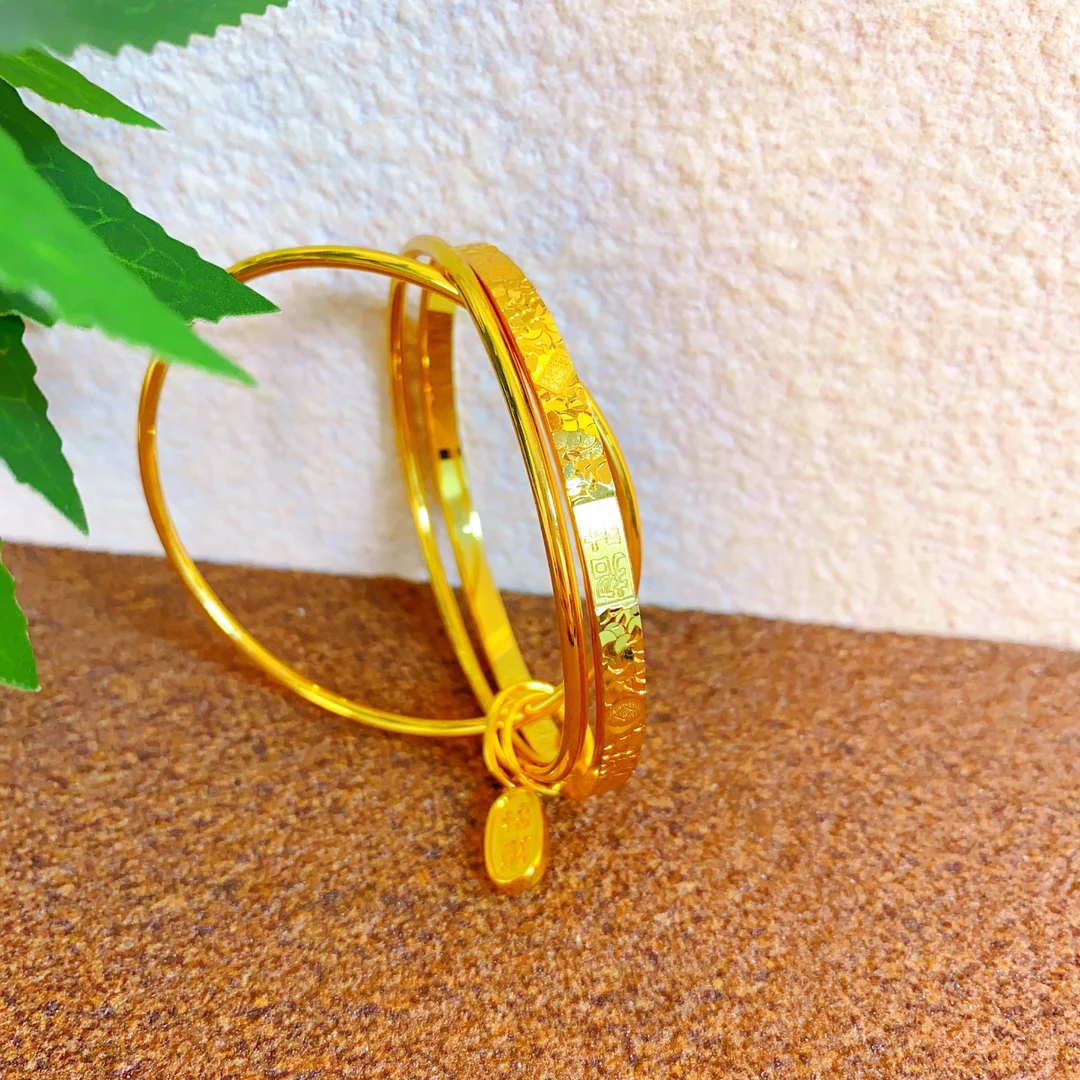 3058爆闪碎冰冰吉言三圈手镯