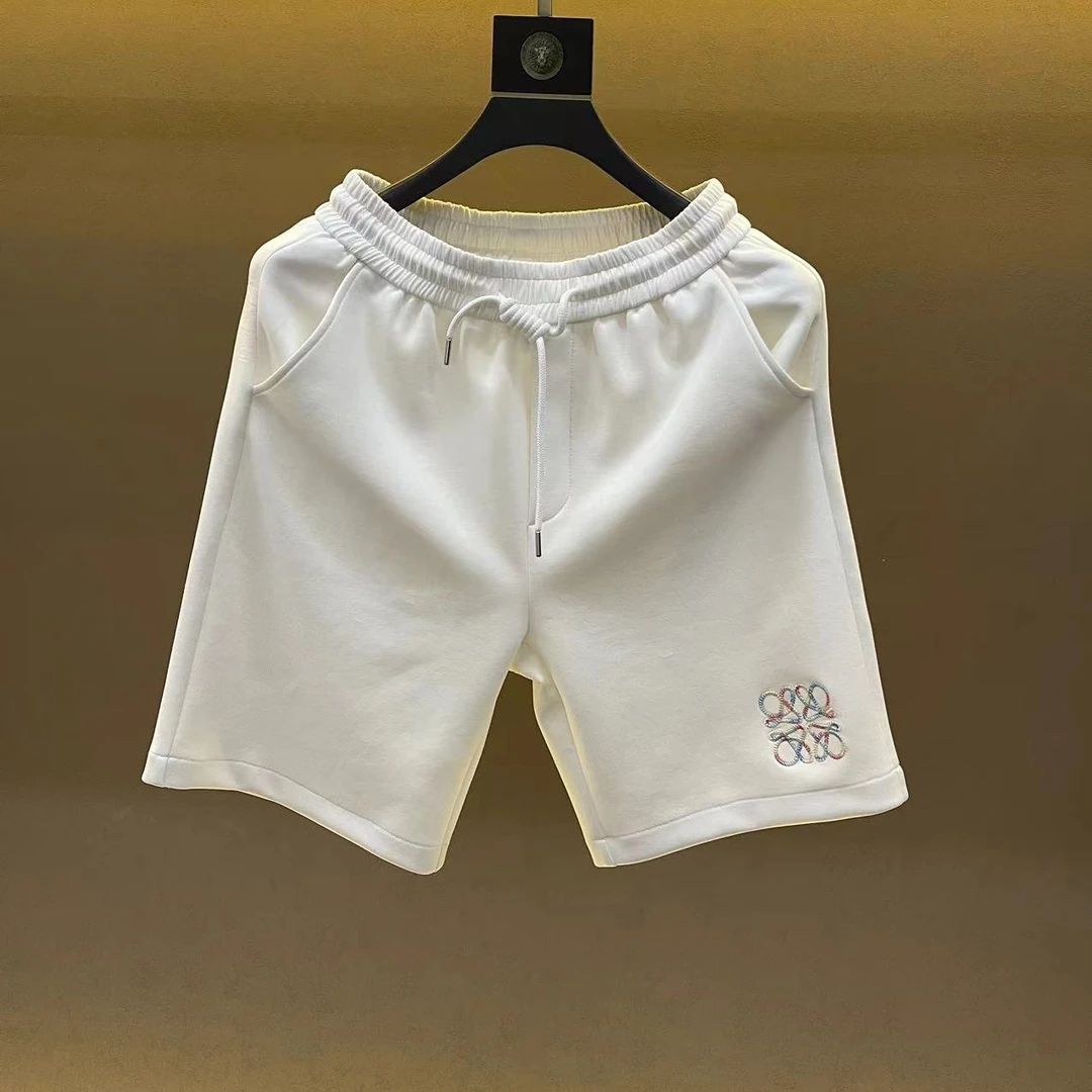 2025新款透气时尚百搭潮流男士休闲修身商务韩版短裤欧萨罗威5150