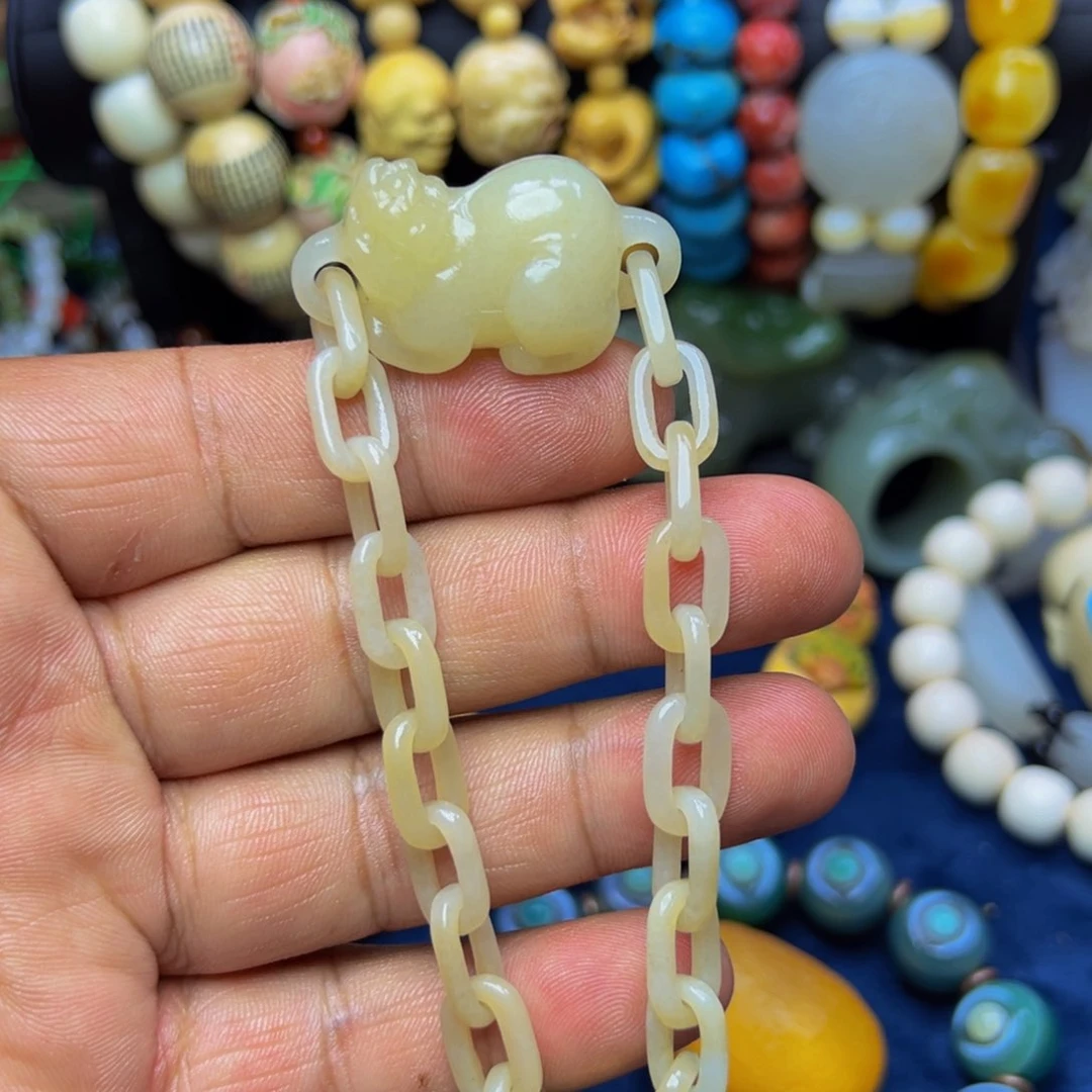 未镶嵌和田玉挂件天然的天然