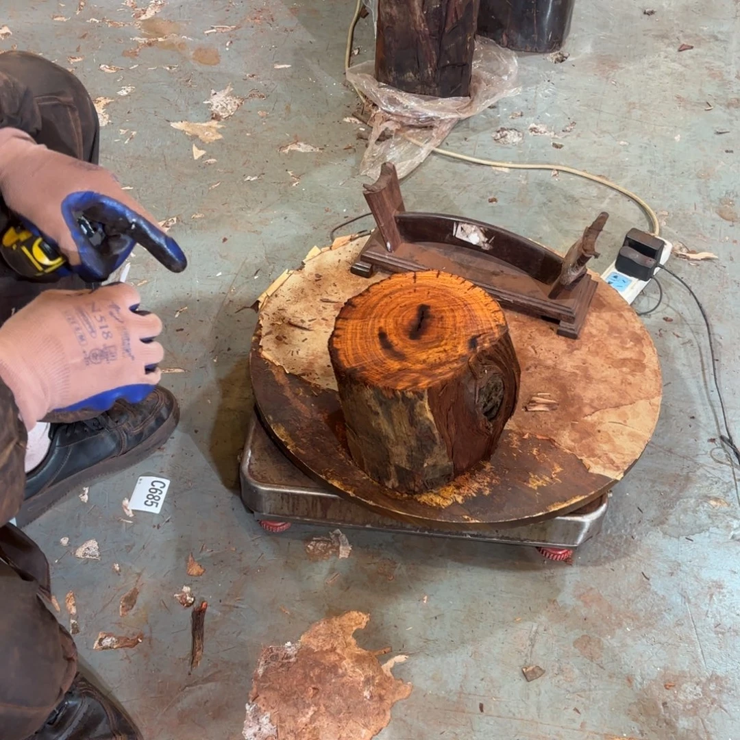 绿泥一物一拍血檀编码686