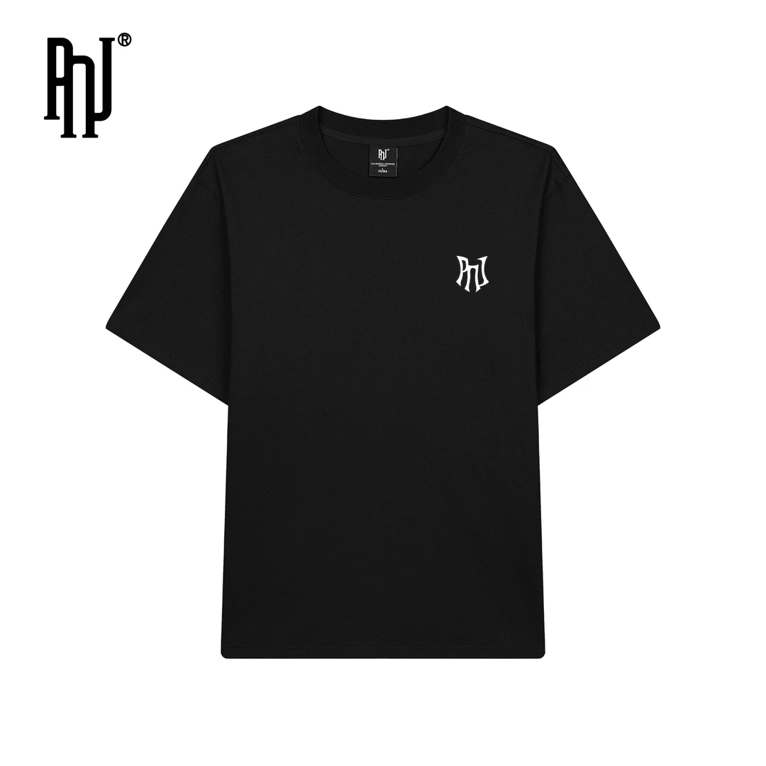 PNJ2025春夏新款经典刺绣短袖T恤情侣款圆领多彩T恤