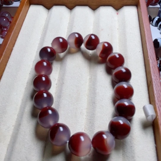 玛瑙/玉髓手链未镶嵌山*