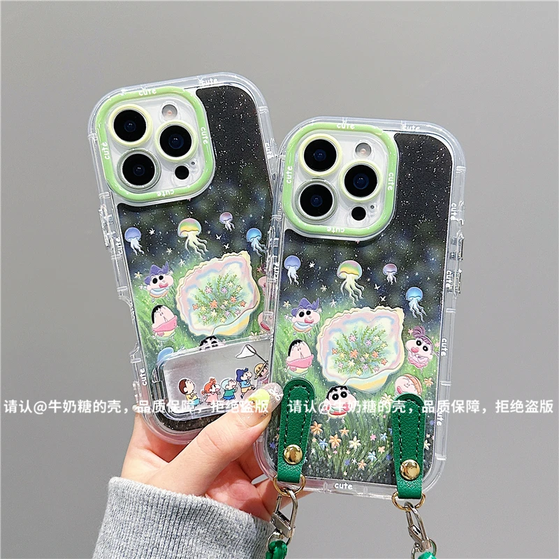 羽纱奶油壳适用苹果17/iPhone/华为荣耀/OPPO/VIVO/小米/手机壳潮