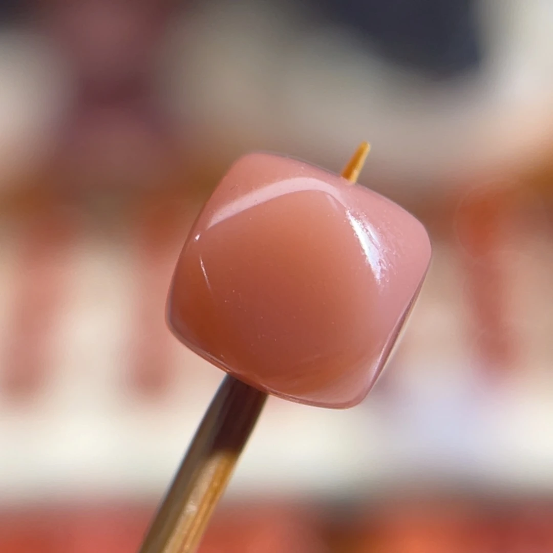 玛瑙/玉髓未镶嵌珠子  7.6x7.2mm 不换退