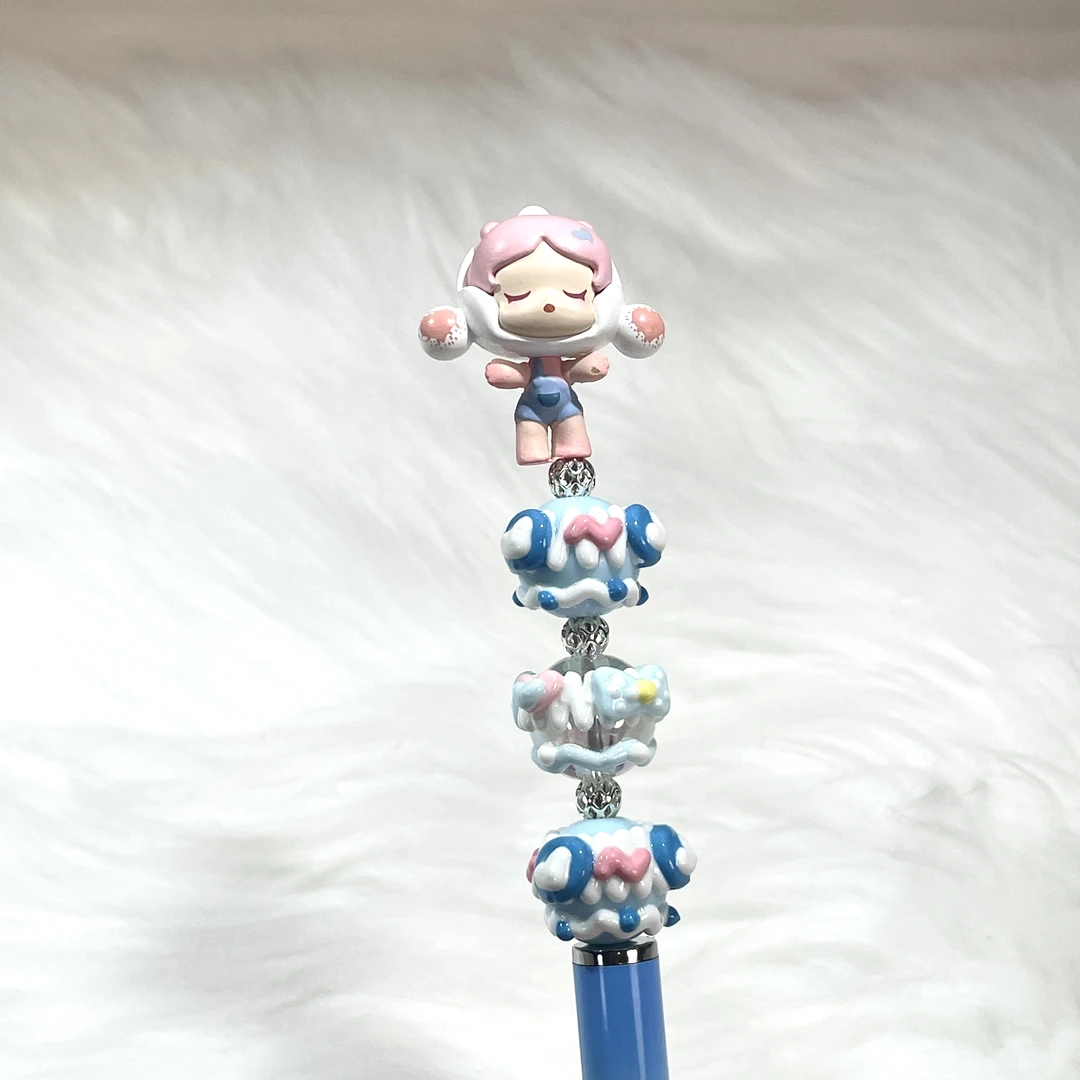 【主播现拆】饭团手工DIY萌粒笔