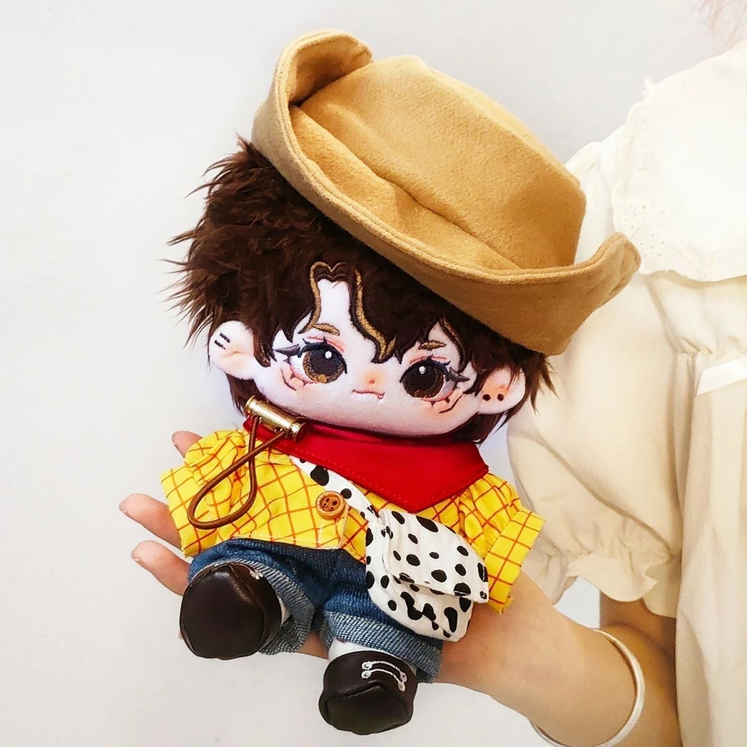 （20cm尾货捡漏）20cm棉花娃娃衣服清仓白菜娃衣酷帅可爱无属性娃衣