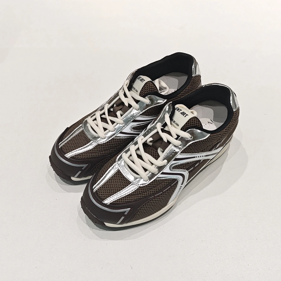 【余欢欢】早秋时尚休闲百搭内增高系带德训鞋-YHX50070