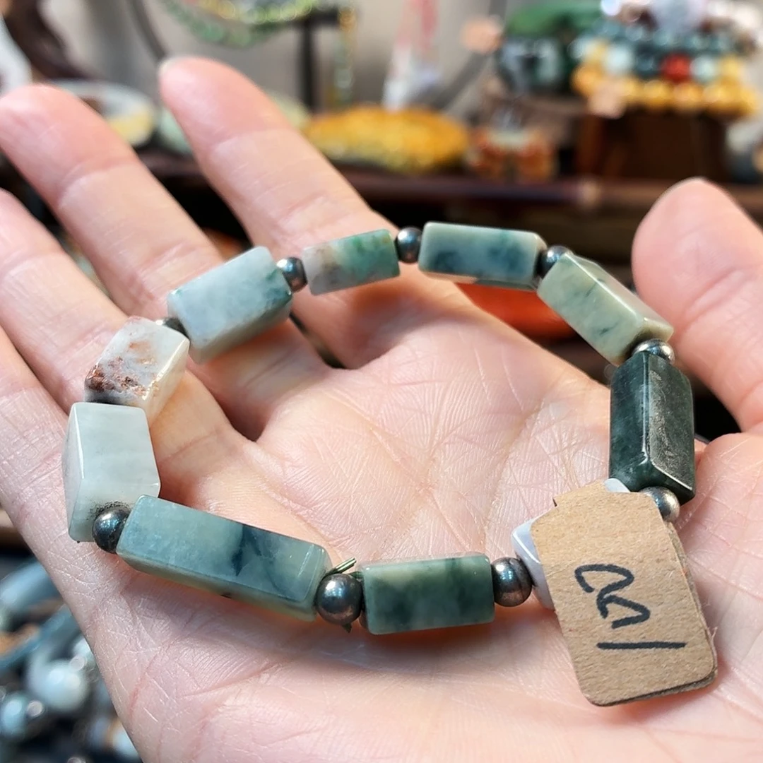 翡翠未镶嵌手链手串