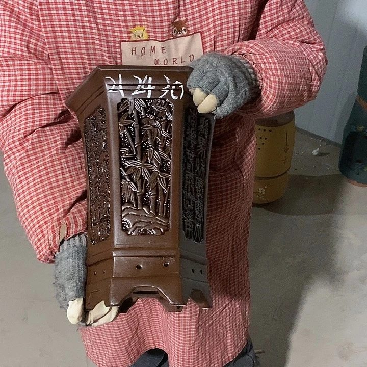 紫砂花盆紫砂花盆