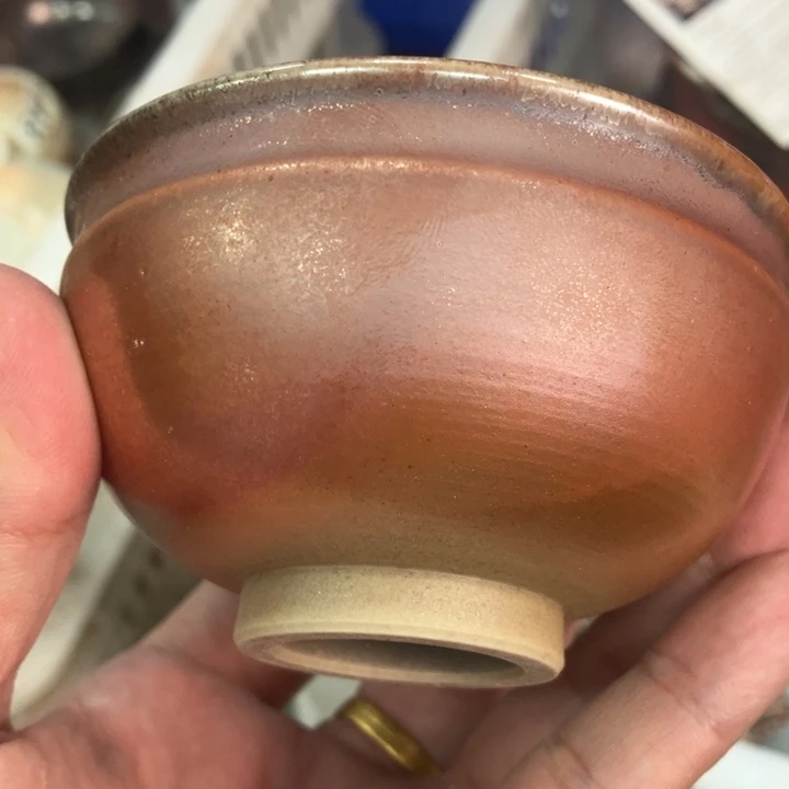 柴烧茶具茶杯大放漏