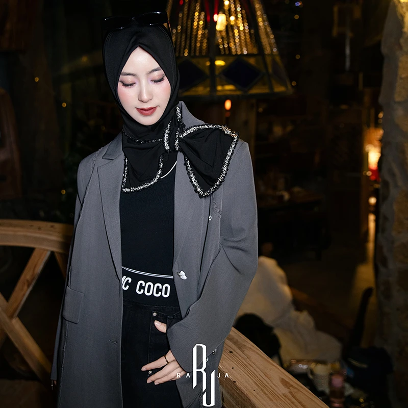 RAJA/热伽时尚百搭薄款嘉奈软檐款气质纱巾包邮