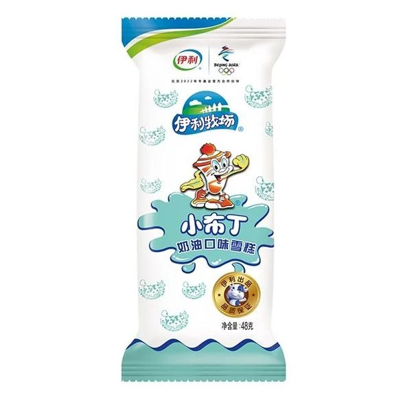 伊利牧场伊利牧场小布丁奶油口味雪糕48g十支网红雪糕