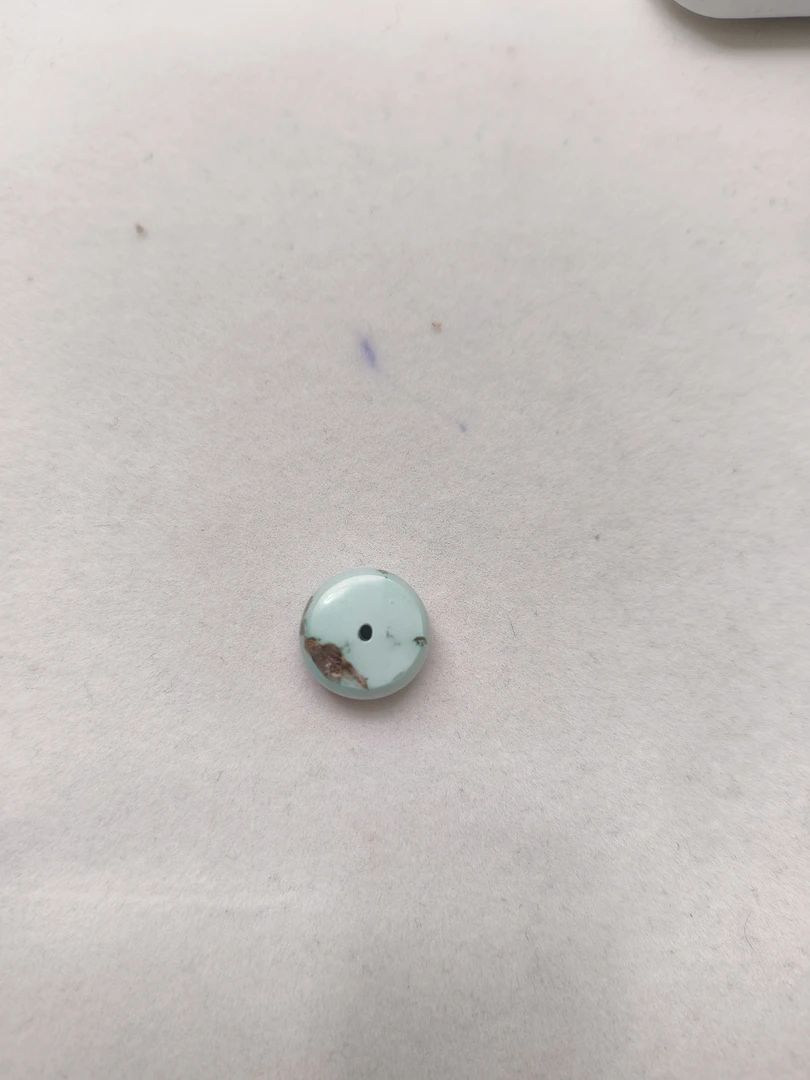 天然原矿绿松石墩子