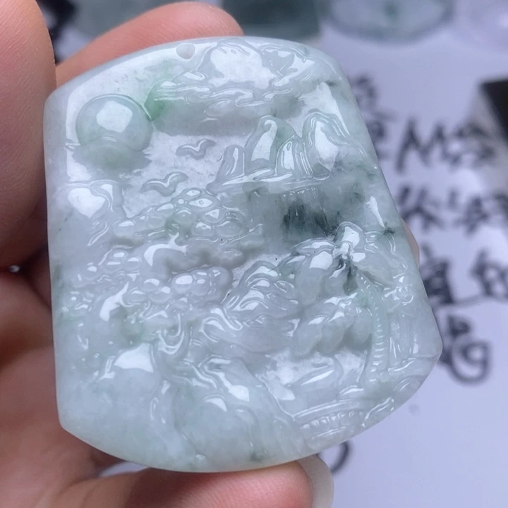 颈饰未镶嵌翡翠翡翠