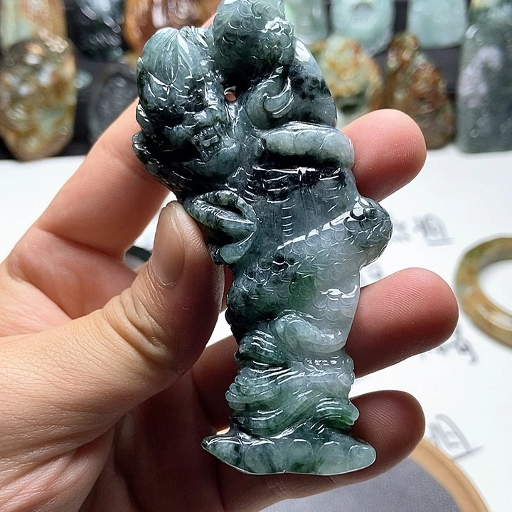 颈饰未镶嵌翡翠翡翠a货