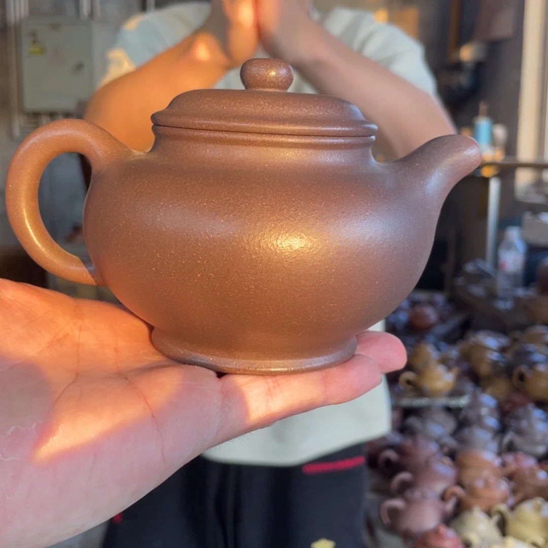茶壶紫砂LZX。 天青泥。 掇只。 300CC
