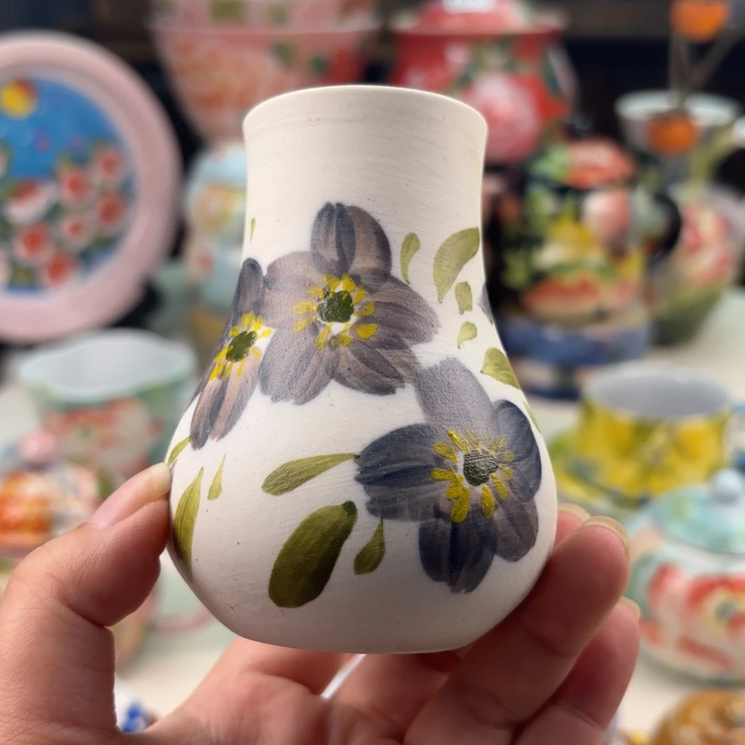 景德镇手绘高温釉下彩陶瓷茶具