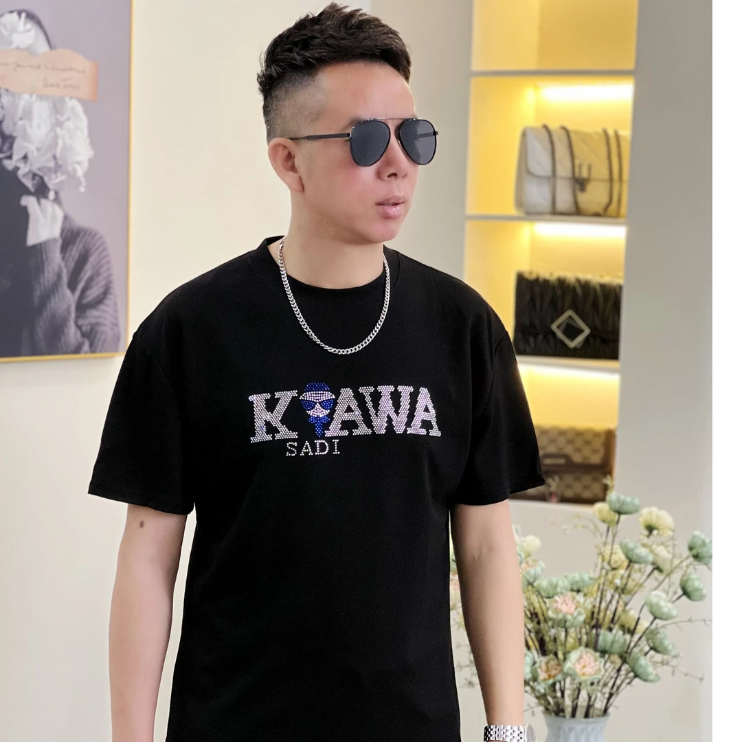 K老头重磅260g短袖t恤男夏季半袖时尚圆领体恤纯色打底衫欧版上衣