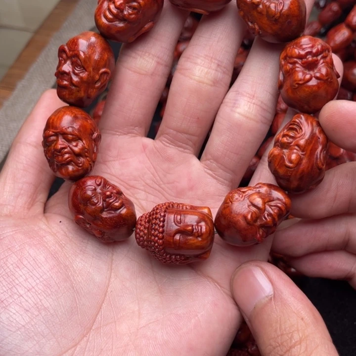 檀香紫檀（小叶紫檀）无事牌晓*印度小叶紫檀雕刻