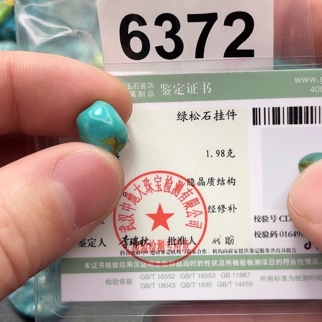 绿松石未镶嵌颈饰