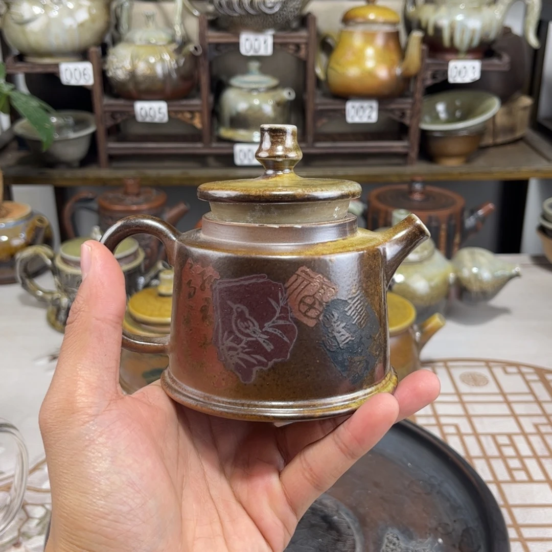 微瑕彩填柴烧放漏福利，古法传承裸坯柴烧