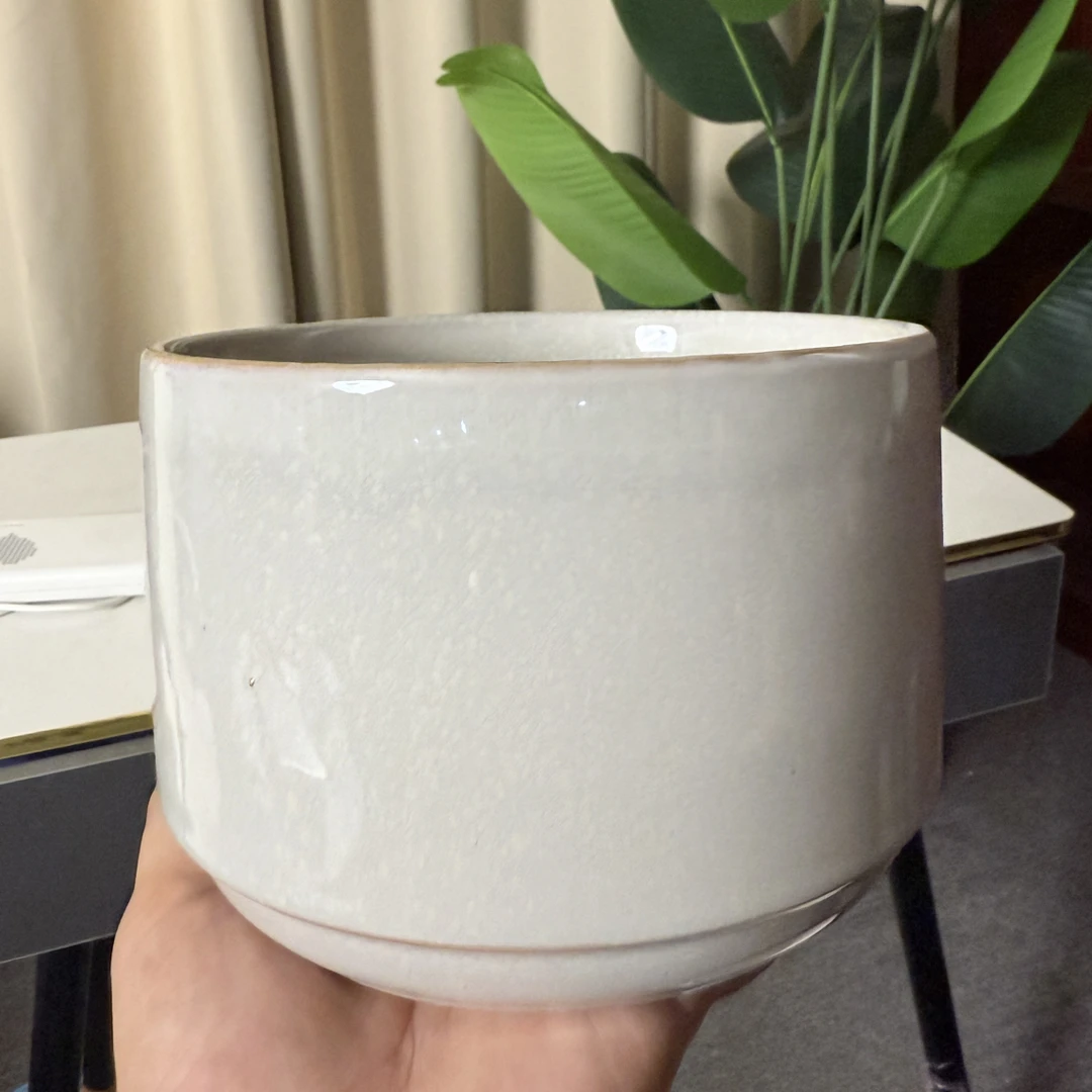 高12口17花盆大号带托盘适合兰花蝴蝶兰等多种家用绿植装饰