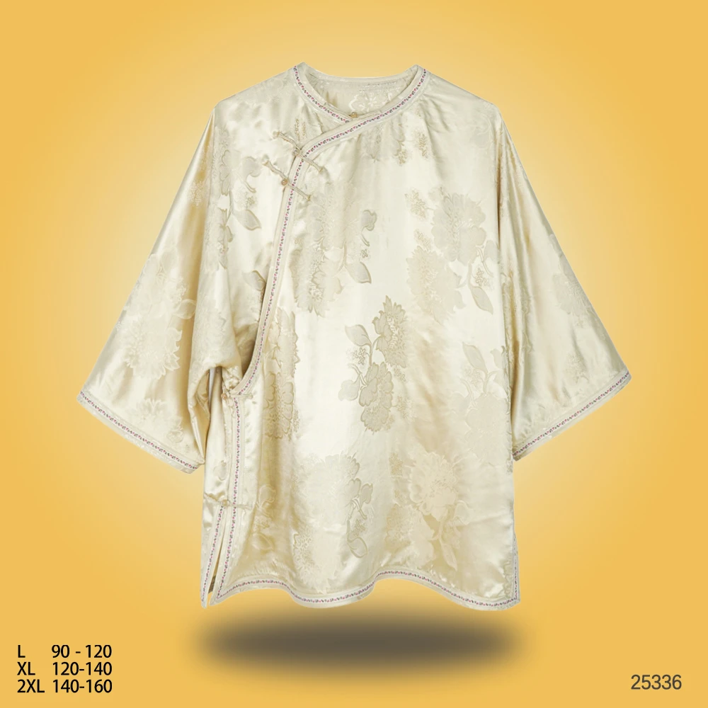 XY瑶圃【化梅】国风优雅时尚斜门襟盘扣中式小衫上衣25336