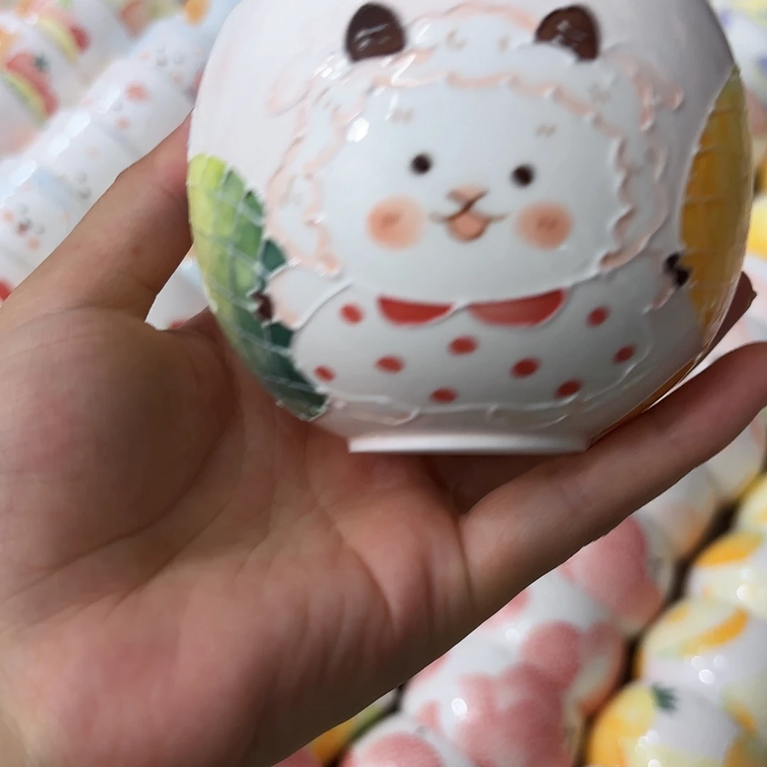 手绘创意高温釉下彩陶瓷