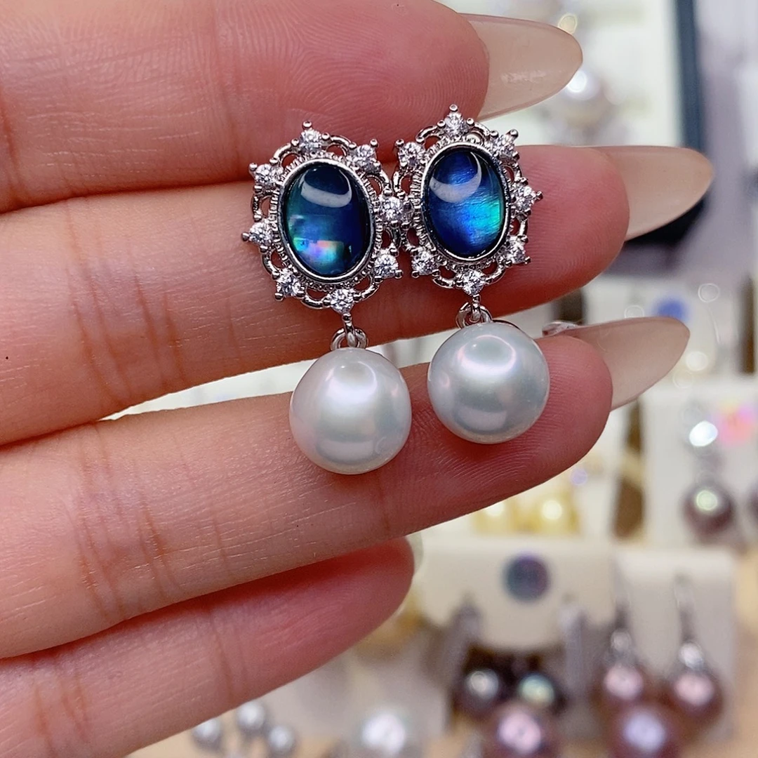 未镶嵌耳饰淡水珍珠