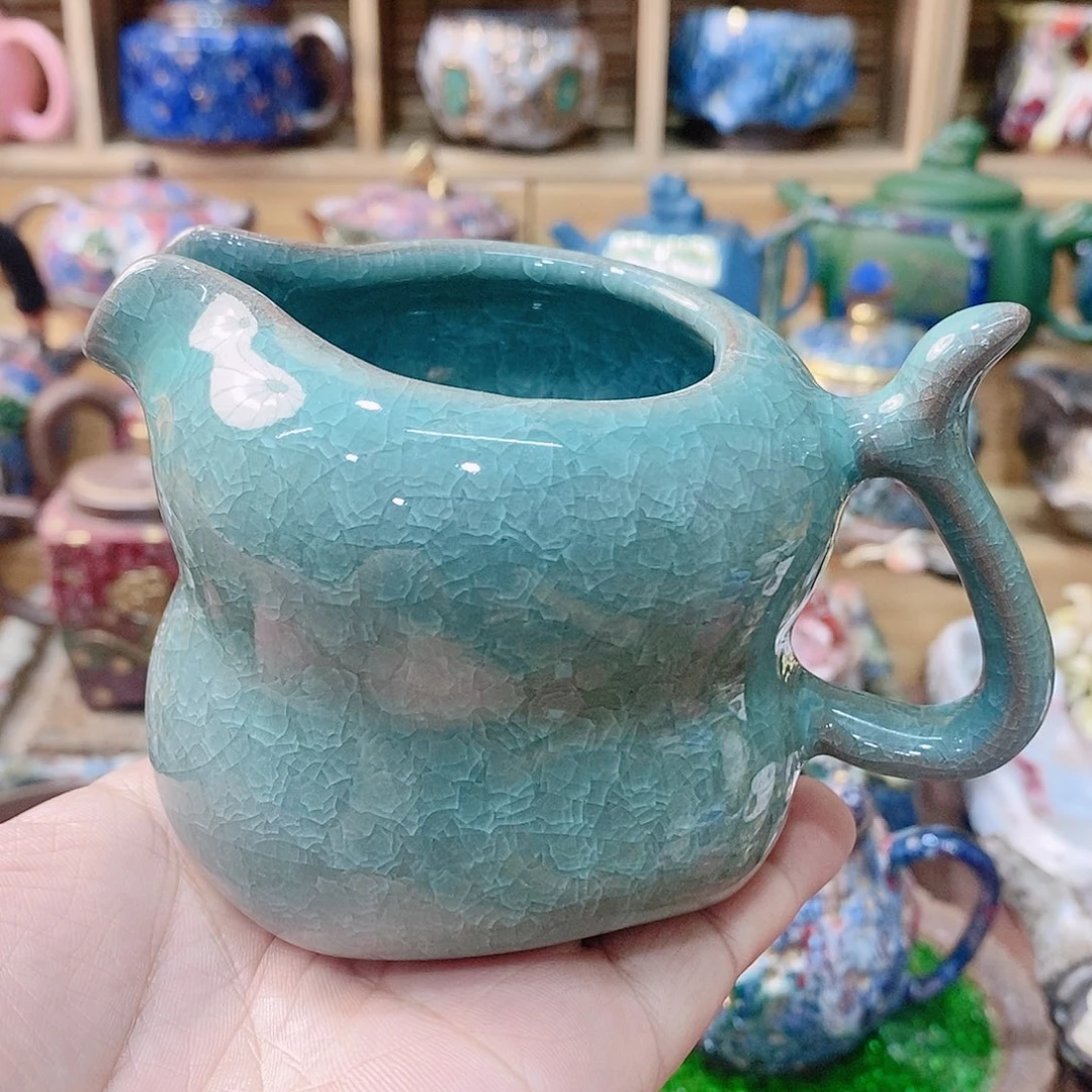 粗陶志野柴烧茶具