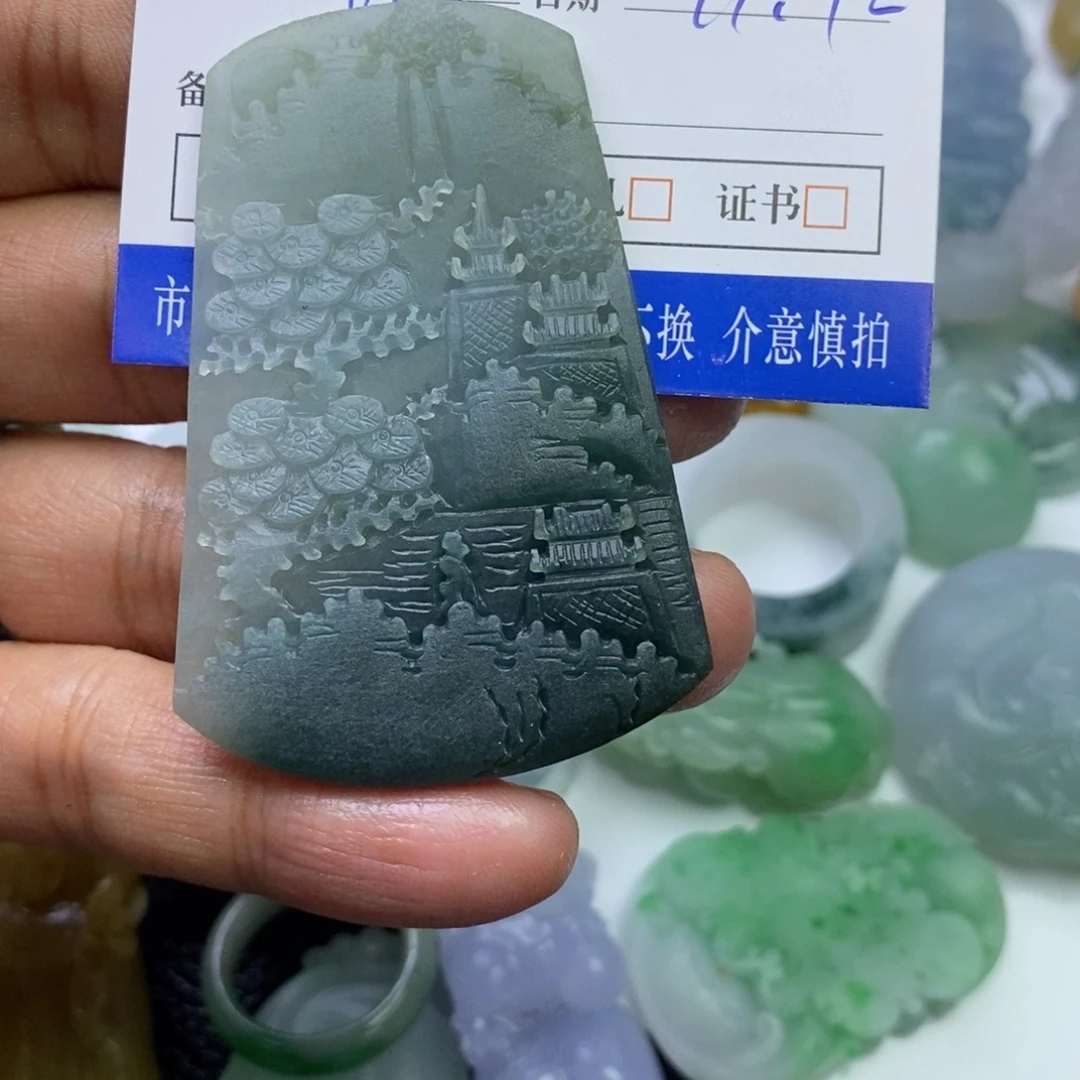 和***谐定制翡翠未镶嵌翡翠