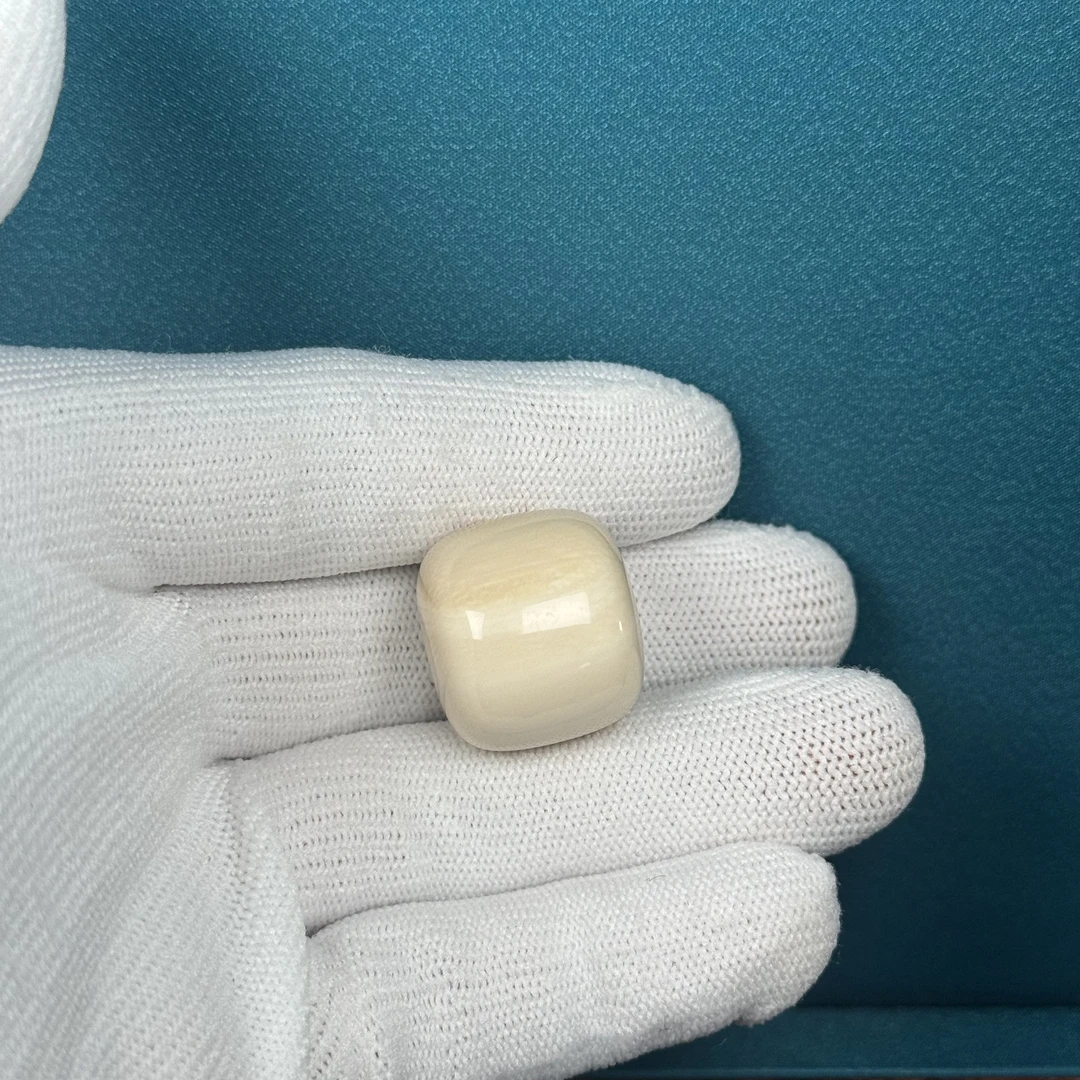 G2273天然猛犸牙桶珠22.2*19.6mm一物一图 假一罚十