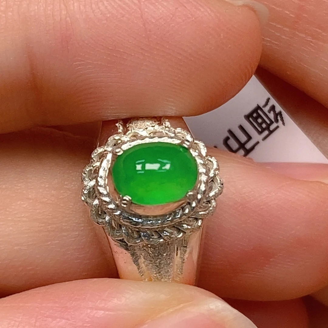 未镶嵌戒指翡翠翡翠蛋面